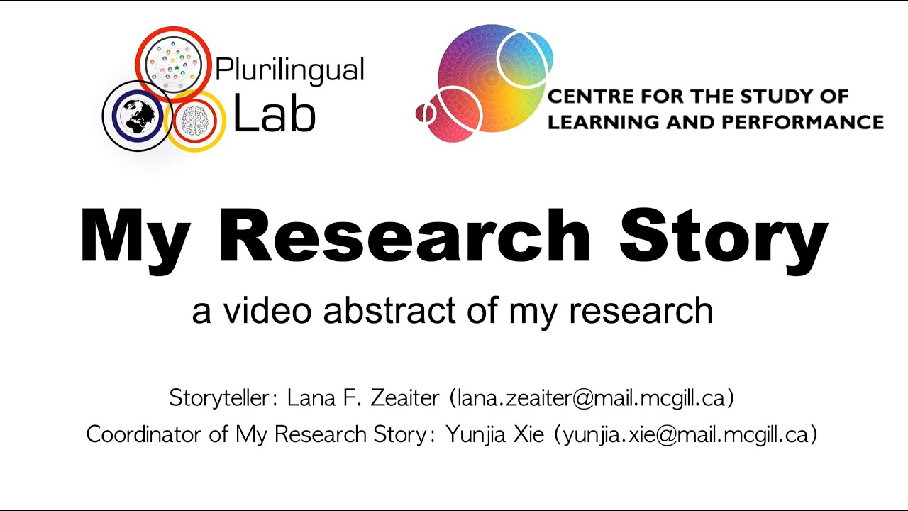 My Research Story - Lana F. Zeaiter