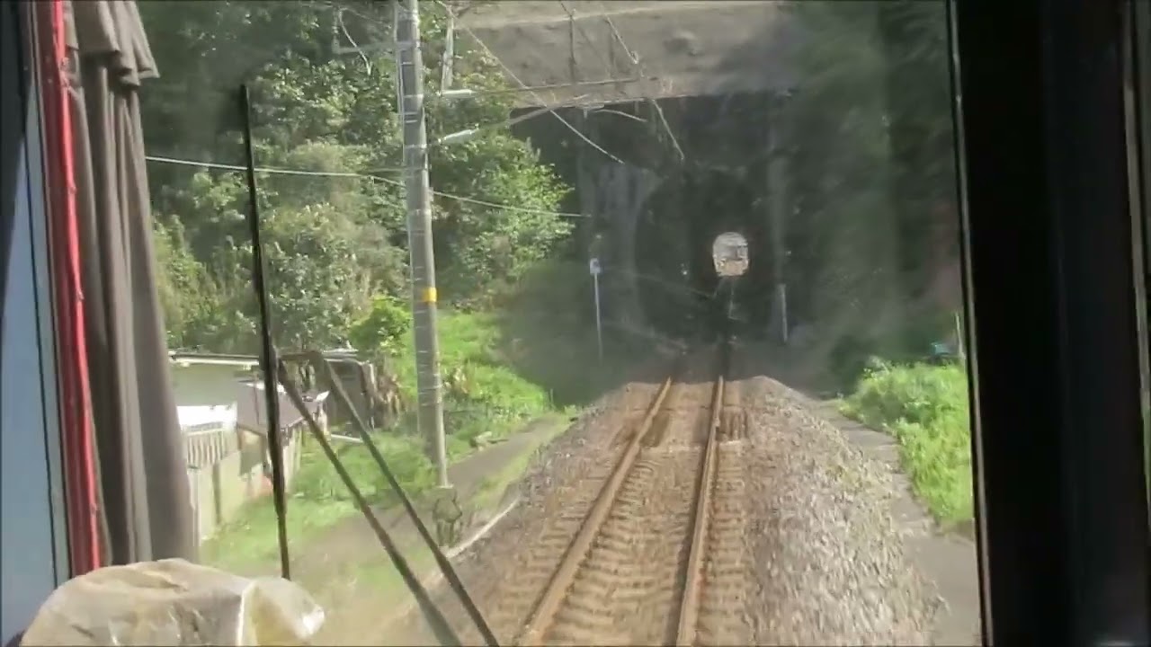 JR九州813系R3503　日豊本線　日出⇒大分　前面展望動画