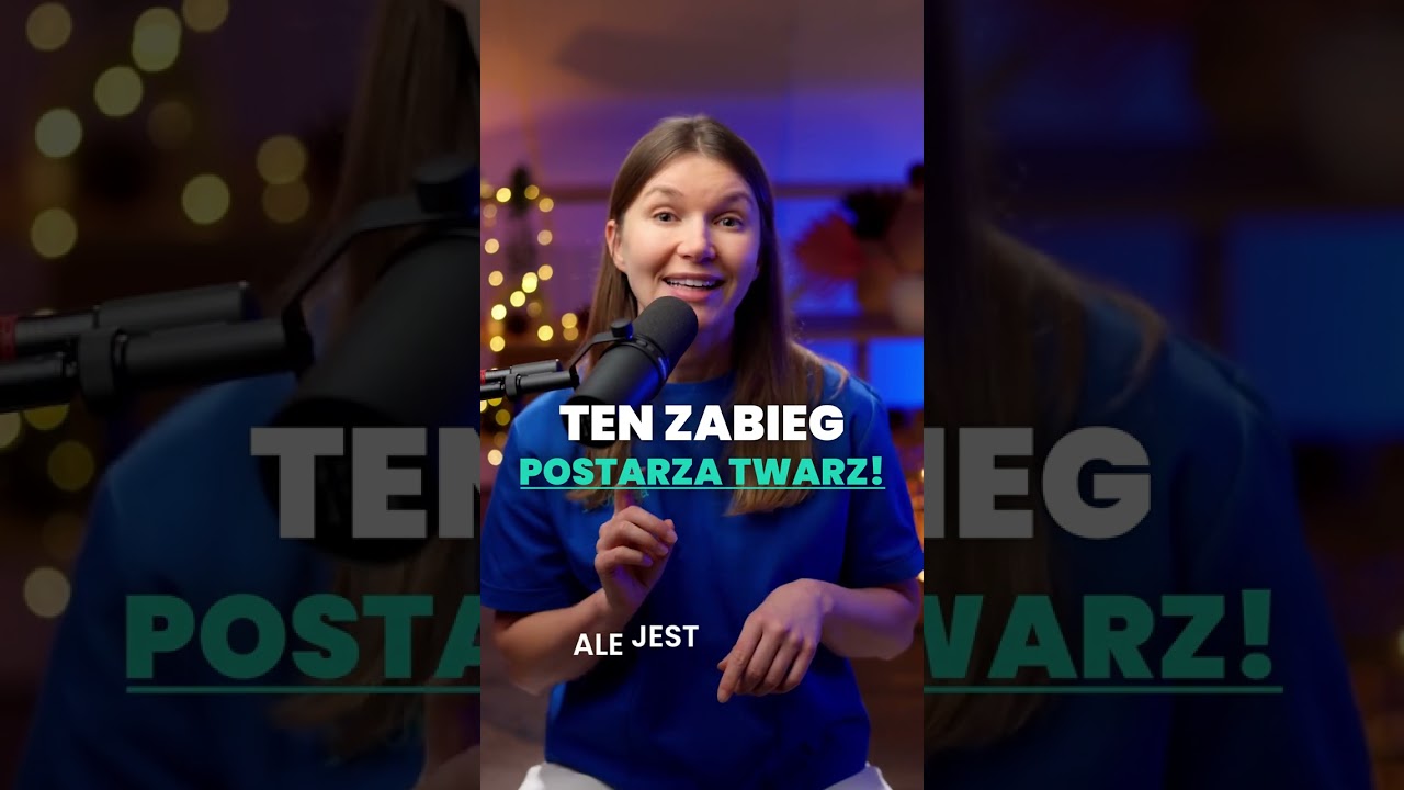 TEN ZABIEG POSTARZA TWARZ!