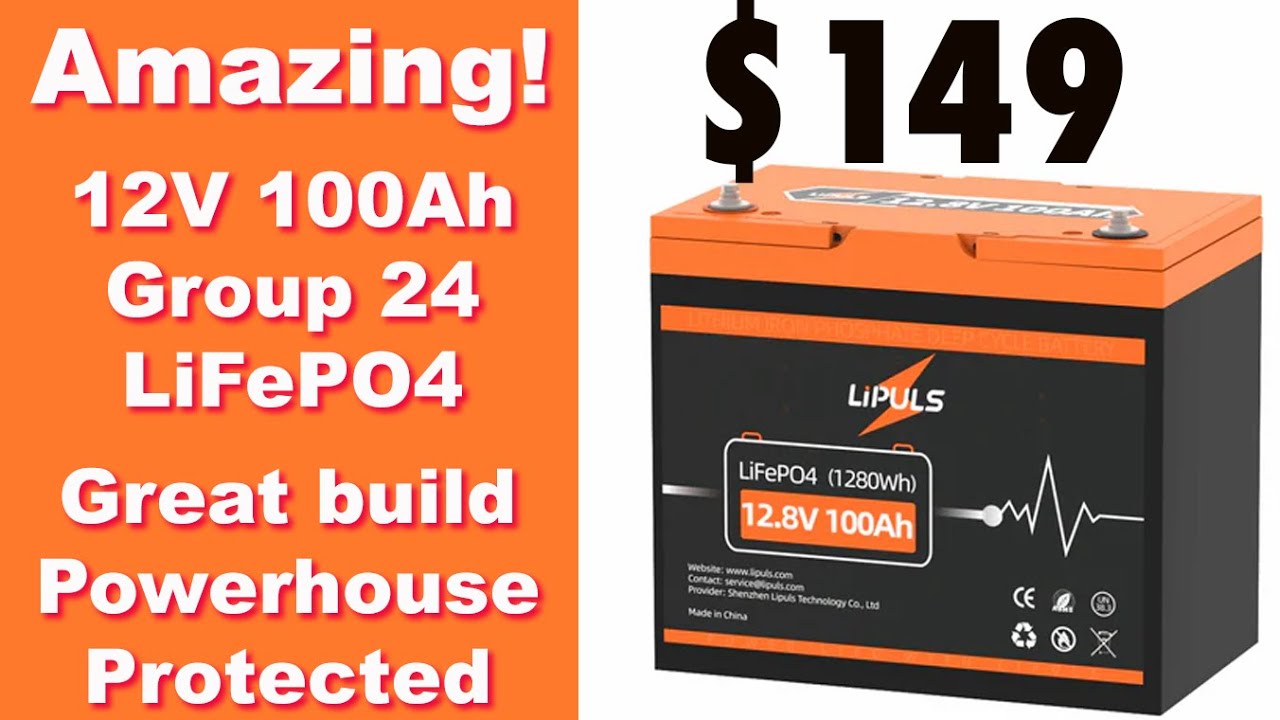 Budget friendly, overcurrent protection and a workhorse!  Lipuls 12v 100ah LifePO4 battery review