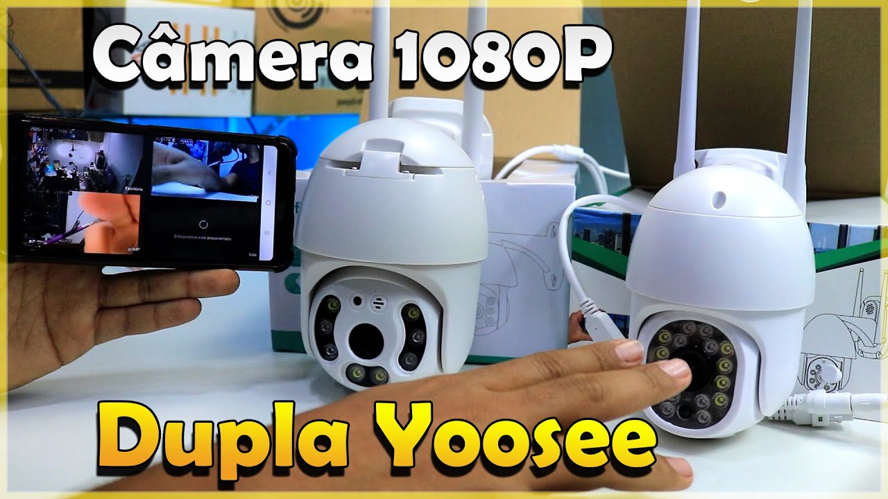 UNBOXING DUPLO DE DUAS CÂMERA IP ONVIF MINI DOME FULL HD DO ALIEXPRESS