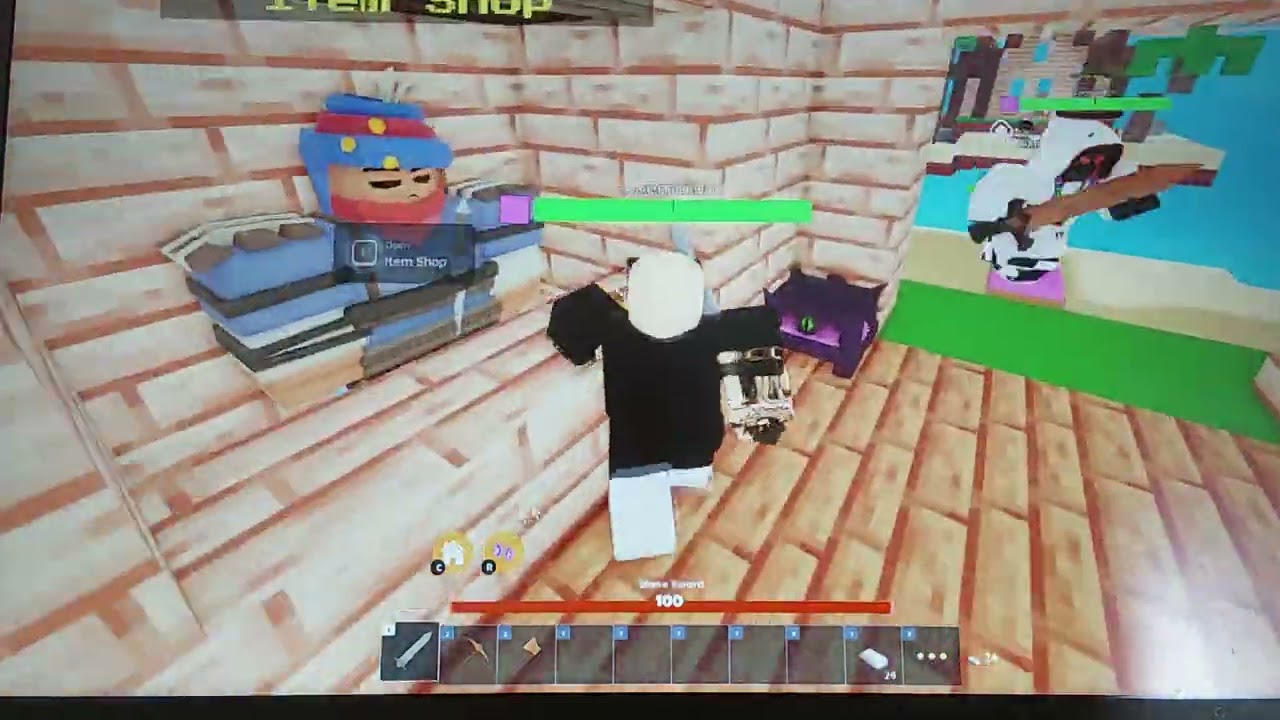 I Played roblox bedwars tell I won