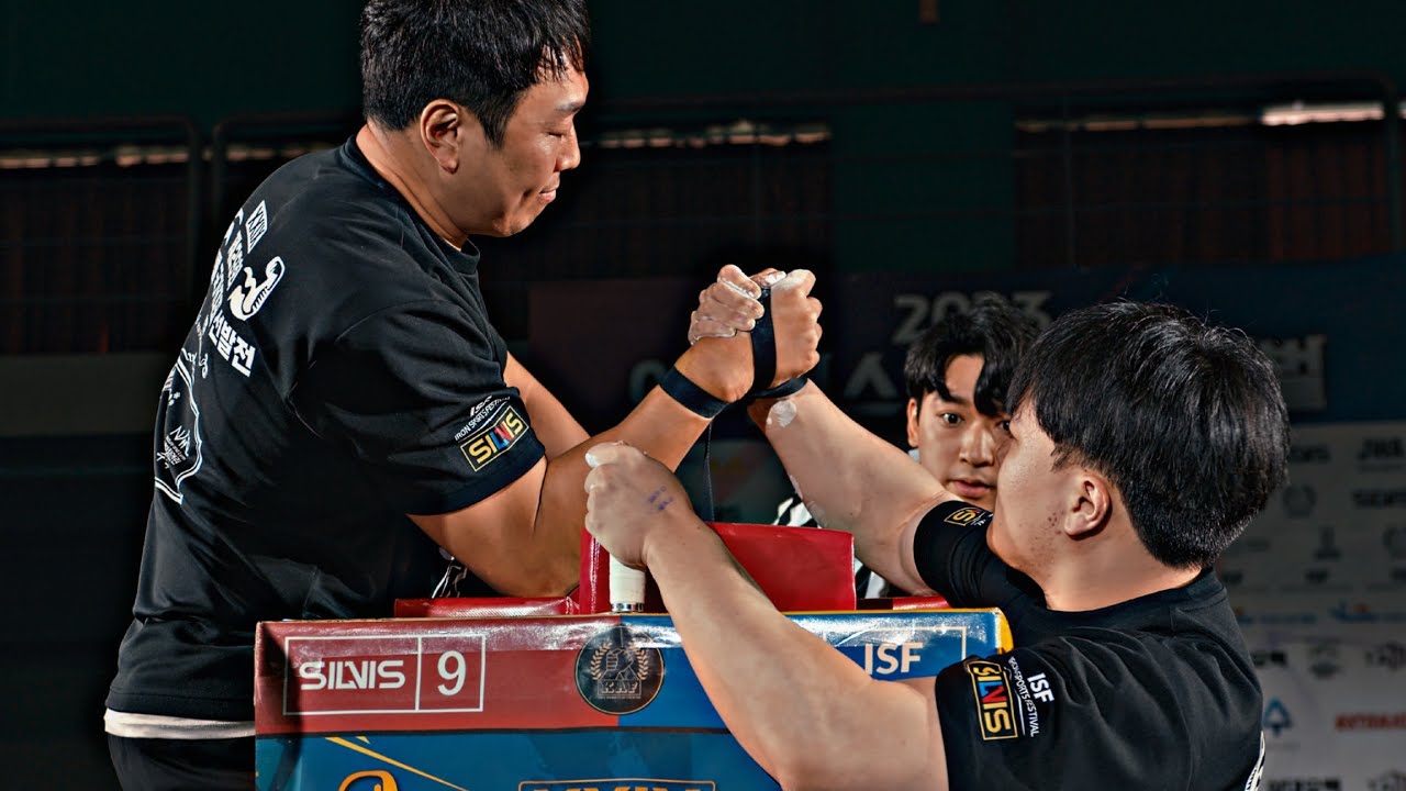 29회 팔씨름 국가대표 선발전 프로 오른팔 -+95Kg