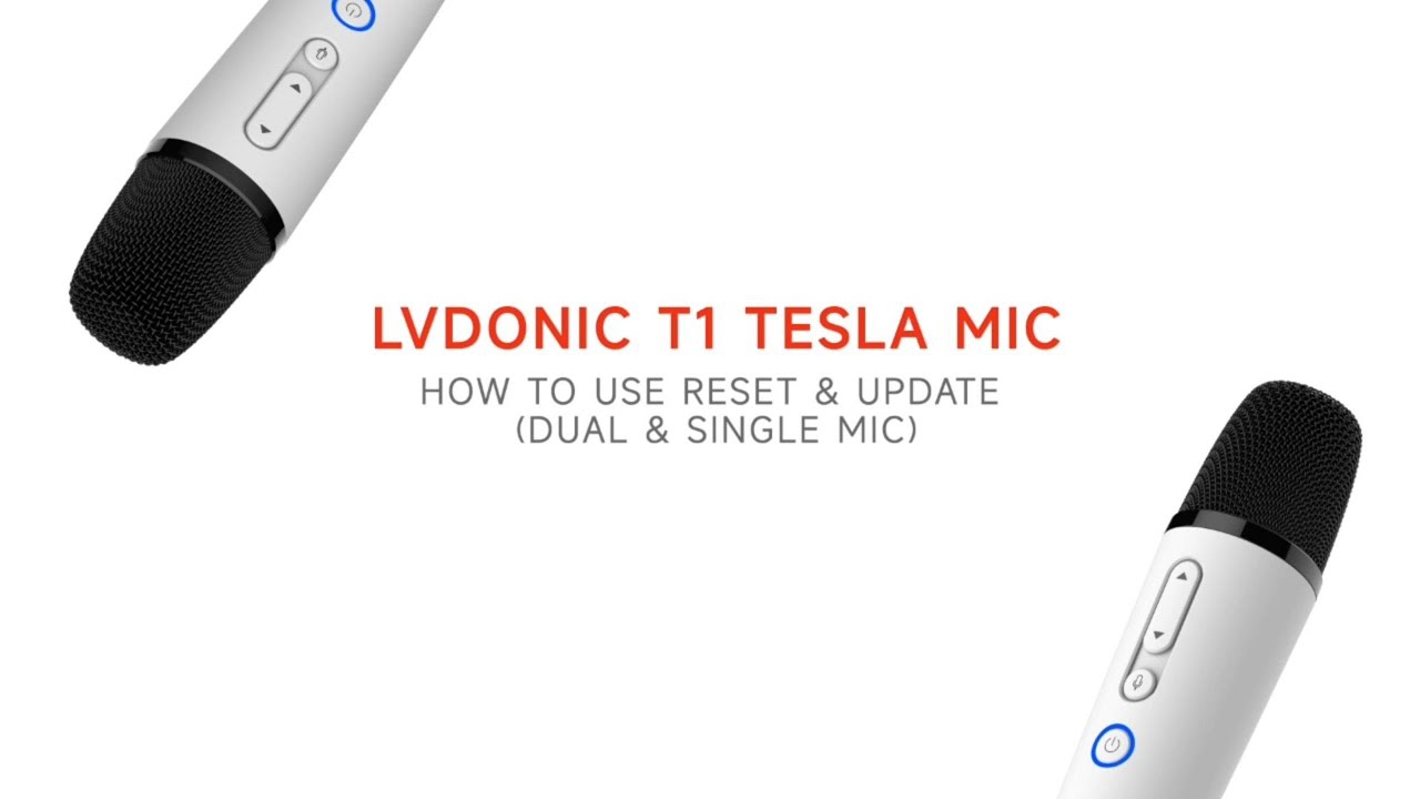 LvDonic T1 Tesla Mic: How to Use, Reset & Update (Dual & Single Mic)#LvDonic#T1#tesla
