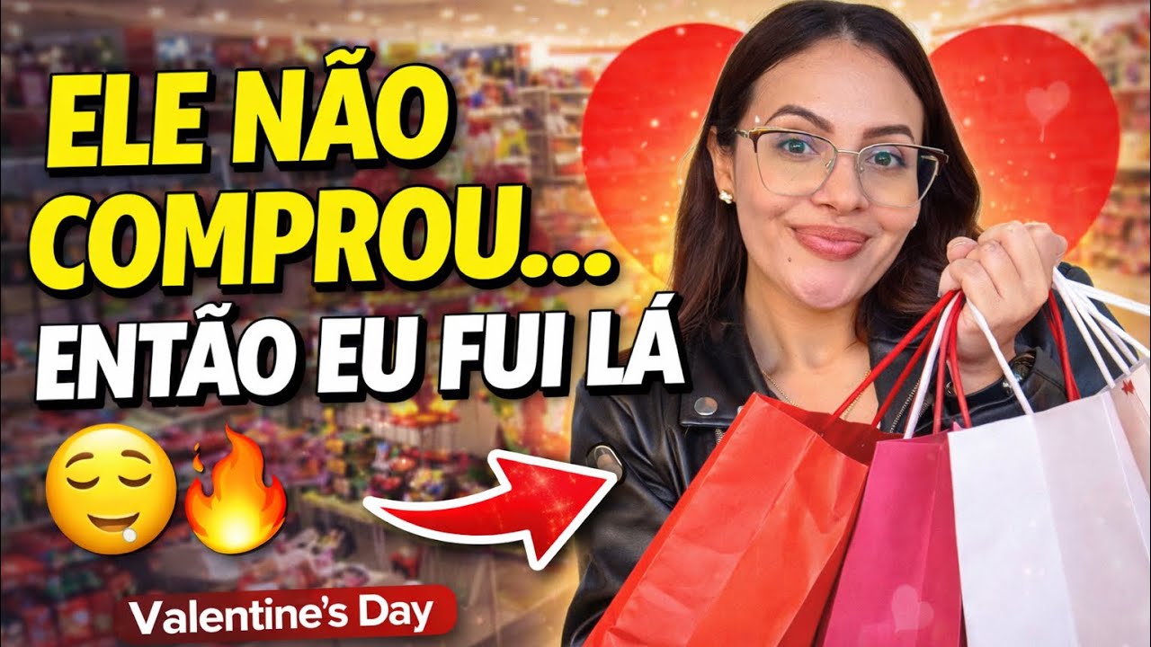 Comprando meu presente de valentine’s Day