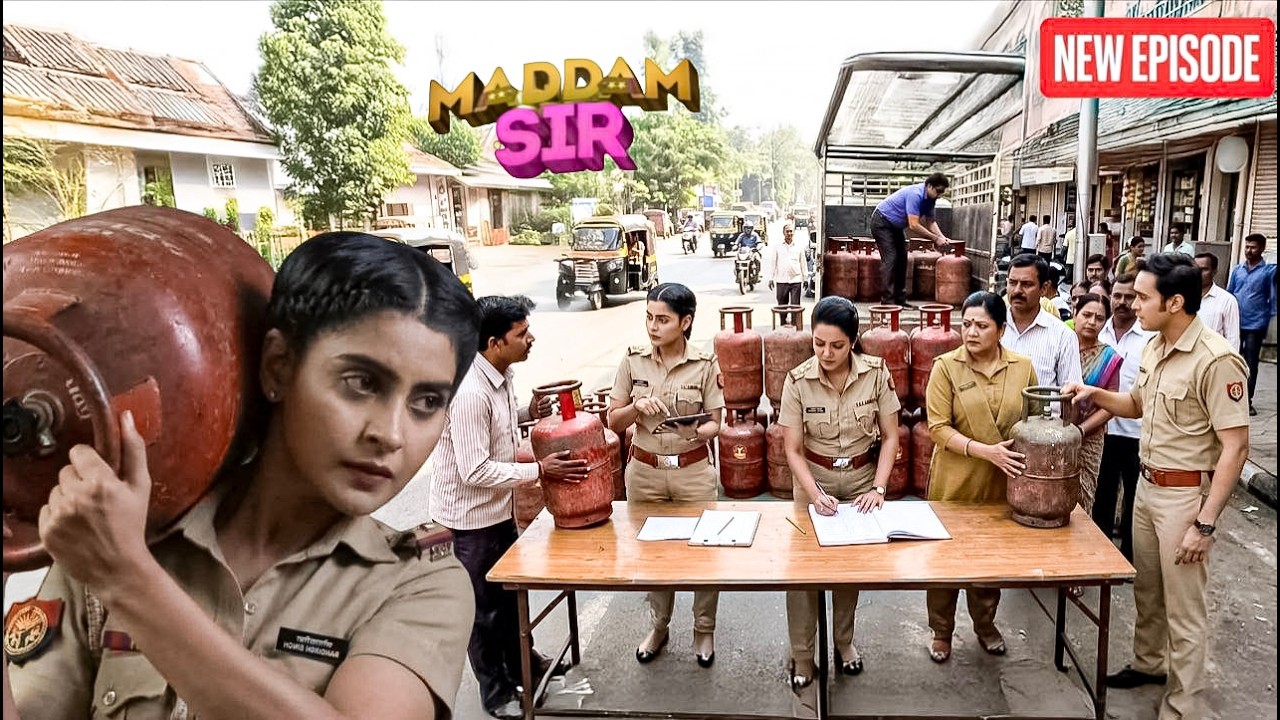 गैस की हड़ताल में मैडम सर की टीम हुई परेशान लगे लाइन में || MADAM SIR || NEW EPISODE ||