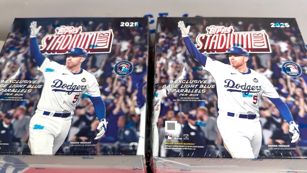 BEST VALUE OUT THERE!  2025 STADIUM CLUB MEGA BOXES!  NEW RELEASE!