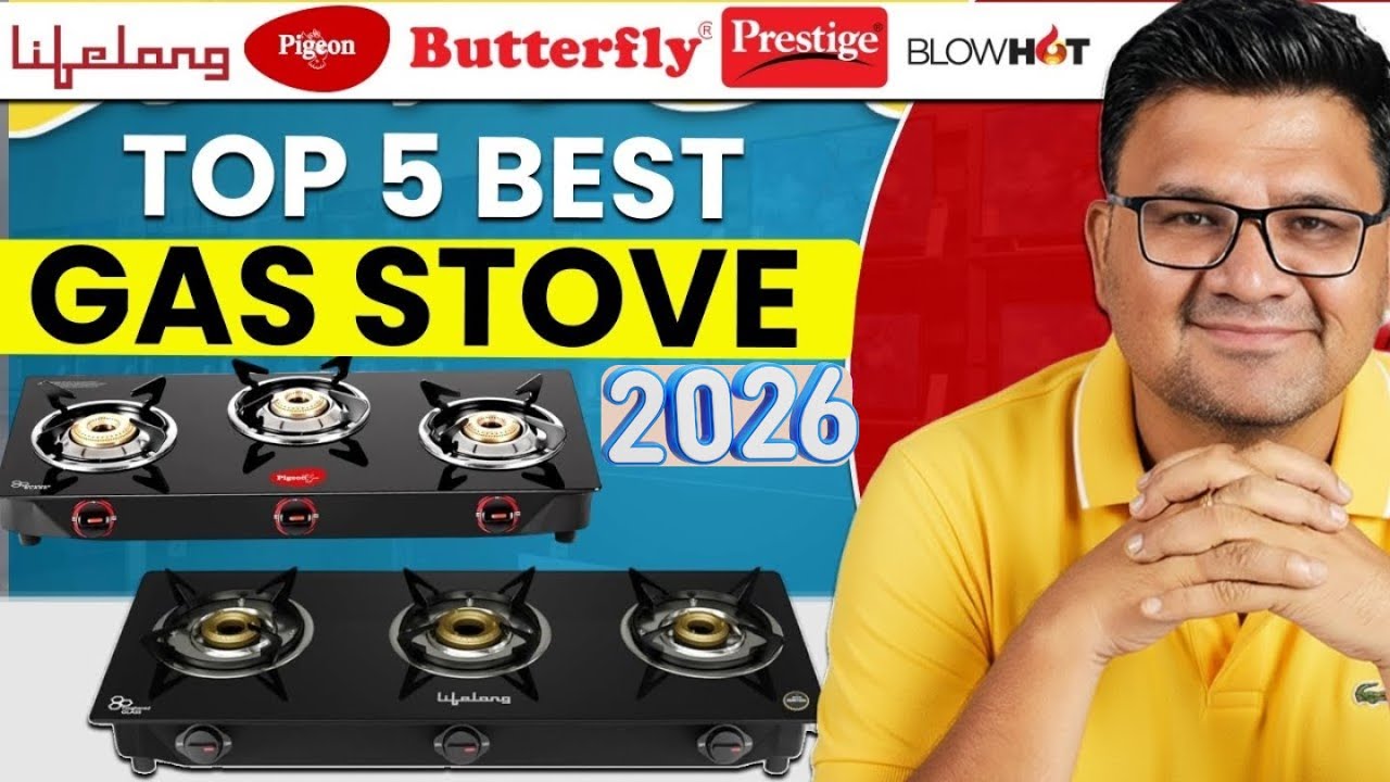 Top 5 Best Gas Stove in India 2026⚡ Best Gas Stove 2026  ⚡Best 2 burner & 3 burner Gas Stove