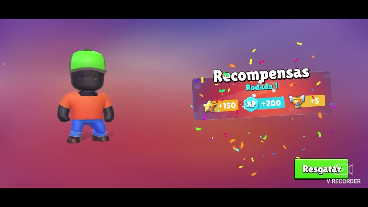 Joguei muitas partidas de stumble Guys 