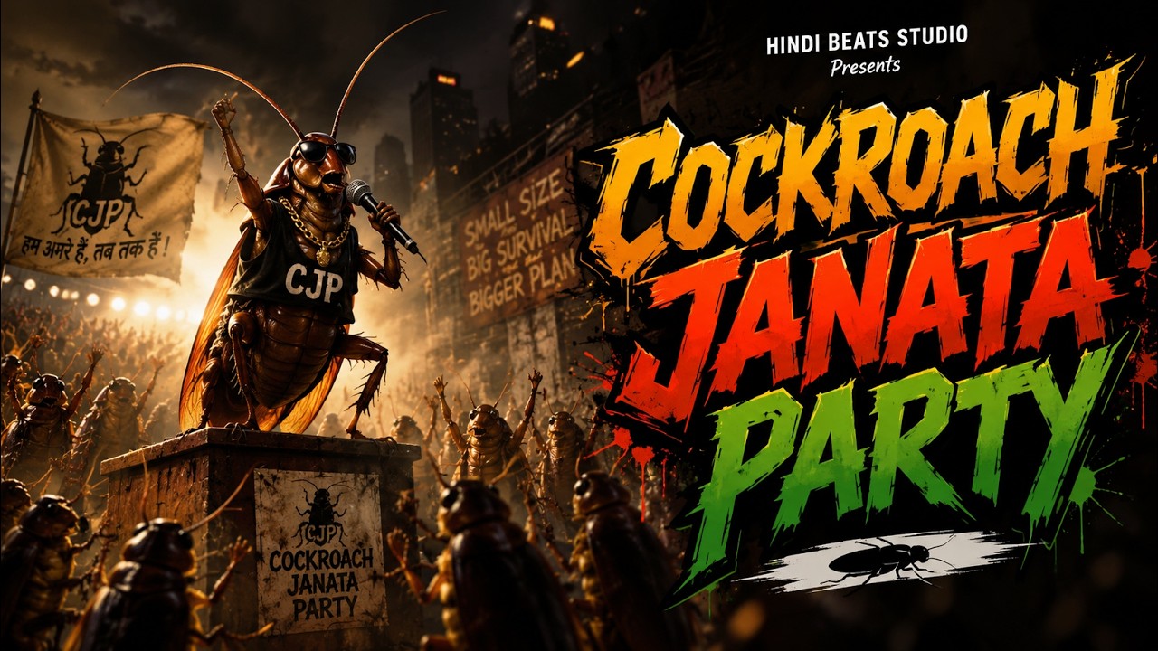 Cockroach Janata Party | Desi Rap Rock Song | Rap Song 2026 | Motivational Rock Style