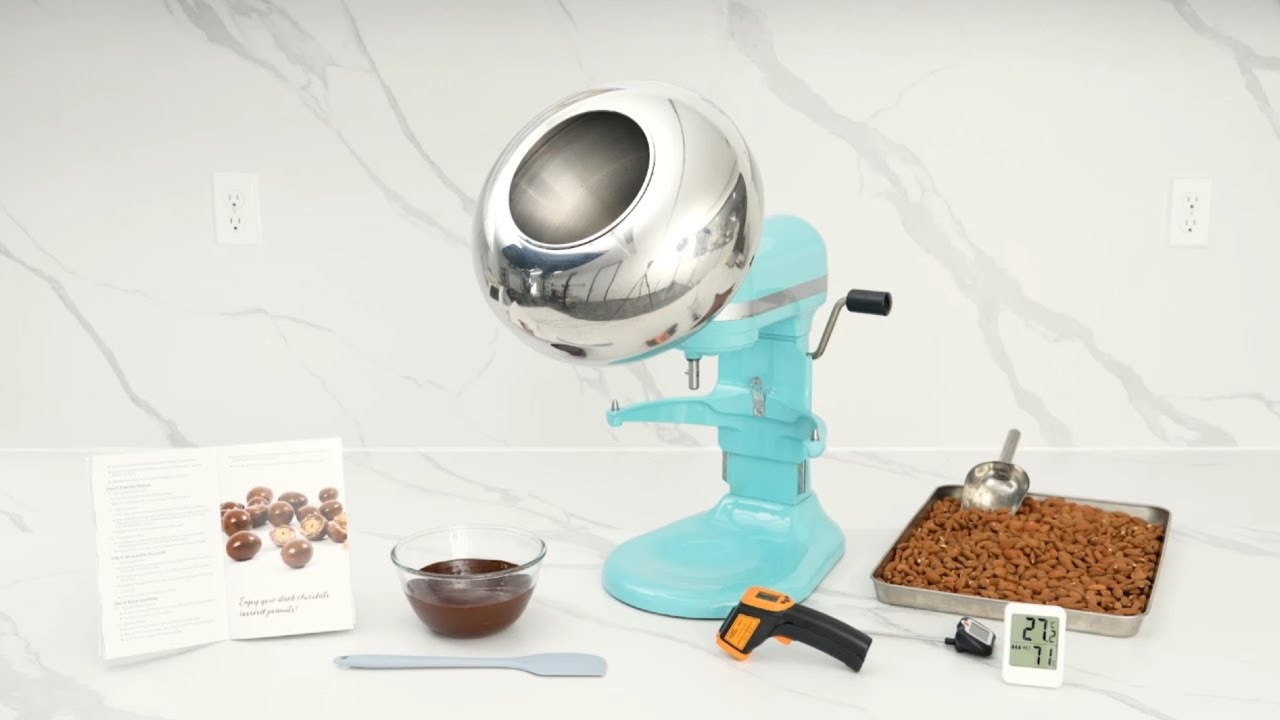 Snack Coater Pro For Bowl-Lift Stand Mixers #snackcoater ##dragee #dragees