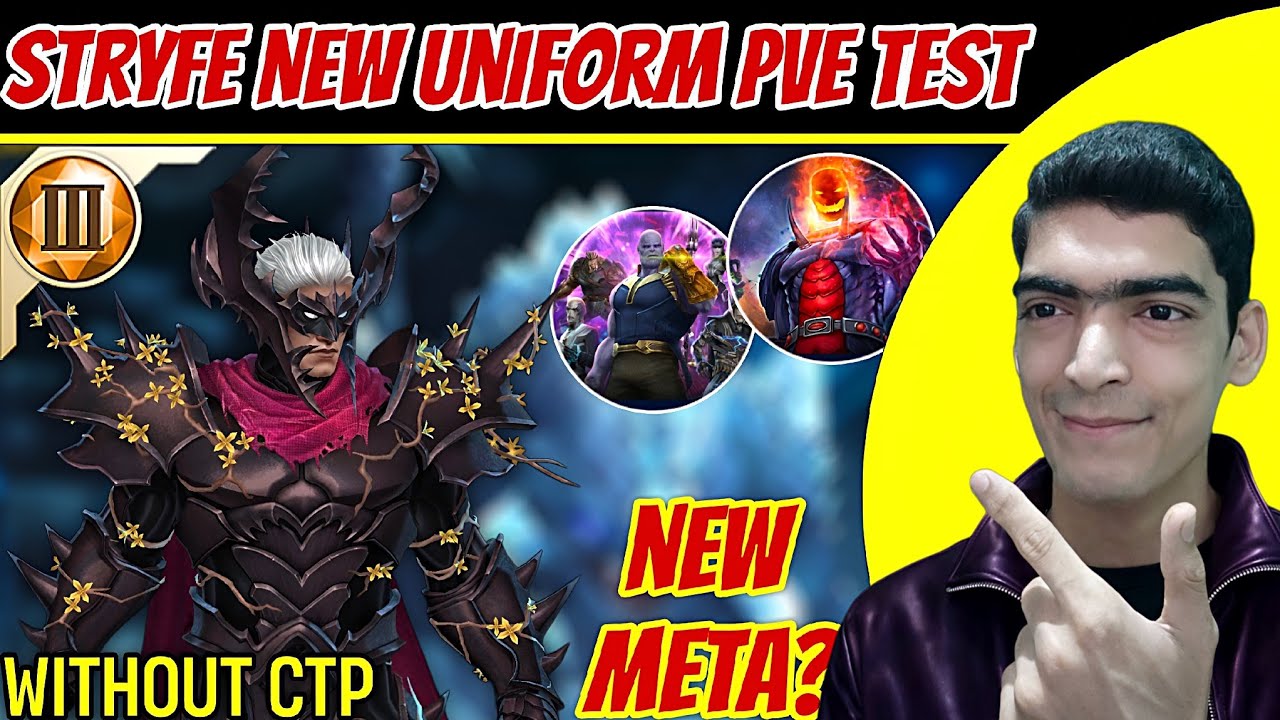 Stryfe New Uniform PvE Testing 🚨 WBL, ABX & GBR 🚨 Marvel Future Fight
