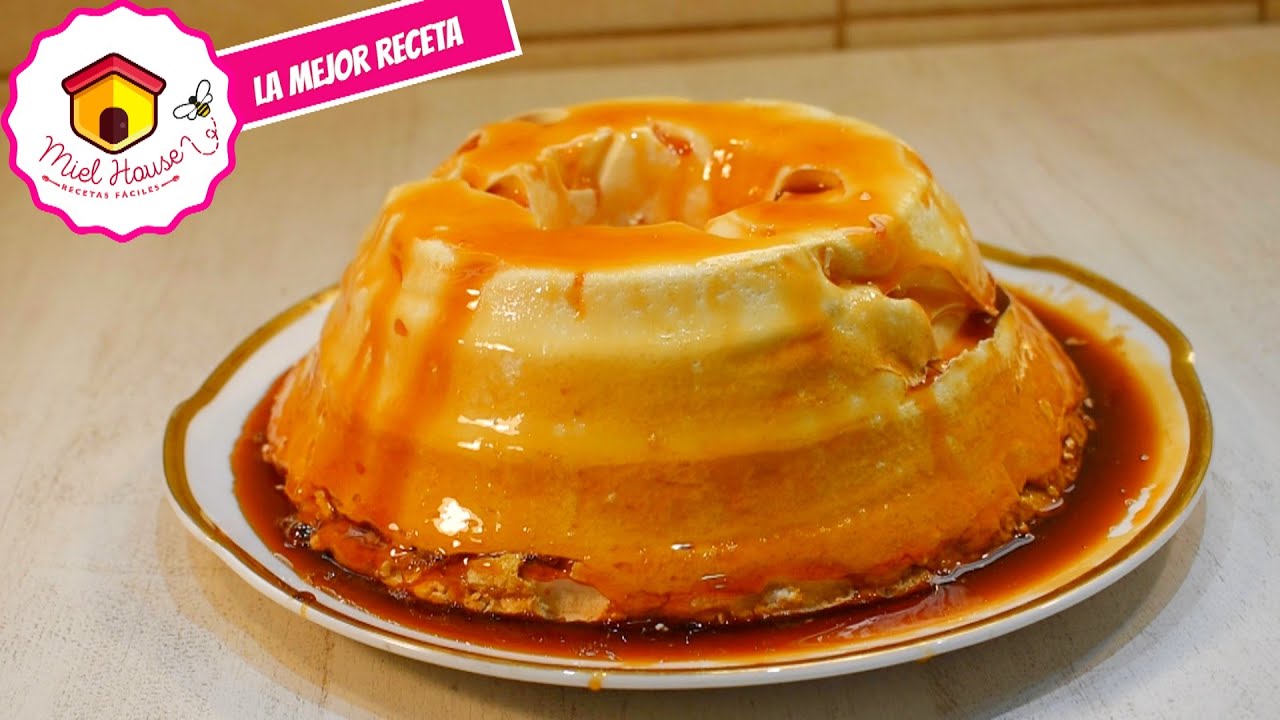Postre isla flotante FACIL pocos ingredientes