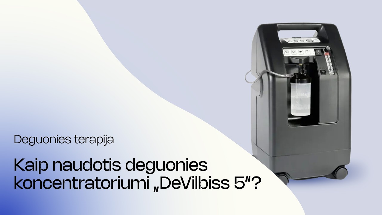 Deguonies koncentratorius „DeVilbiss 5“ naudojimo instrukcija