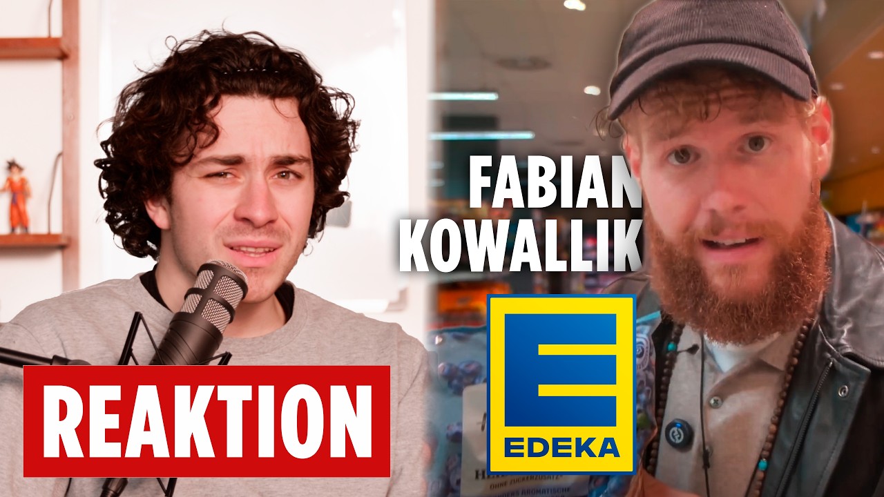 Fabian Kowallik bei EDEKA | Meine Reaktion auf seinen Einkauf