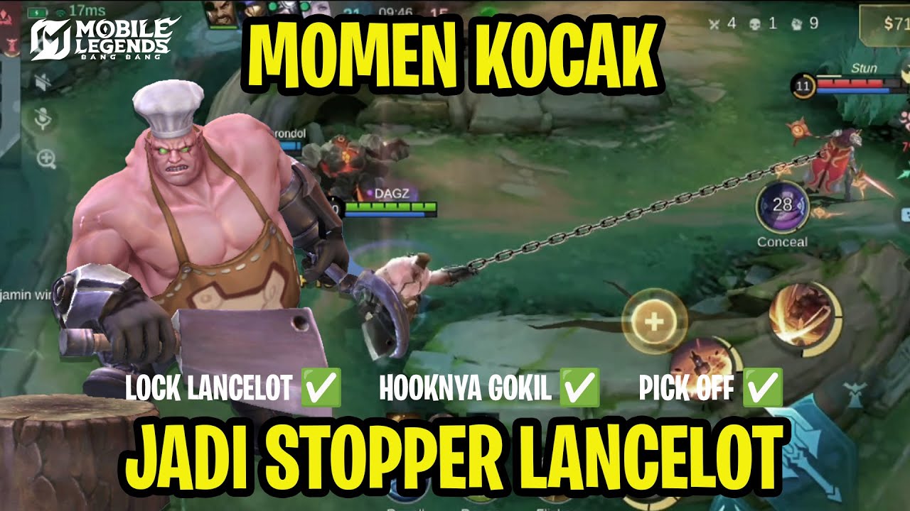 GAMEPLAY FRANCO - JADI STOPPER LANCELOT MOMEN KOCAK #francogameplay  #francokocak #topglobalfranco