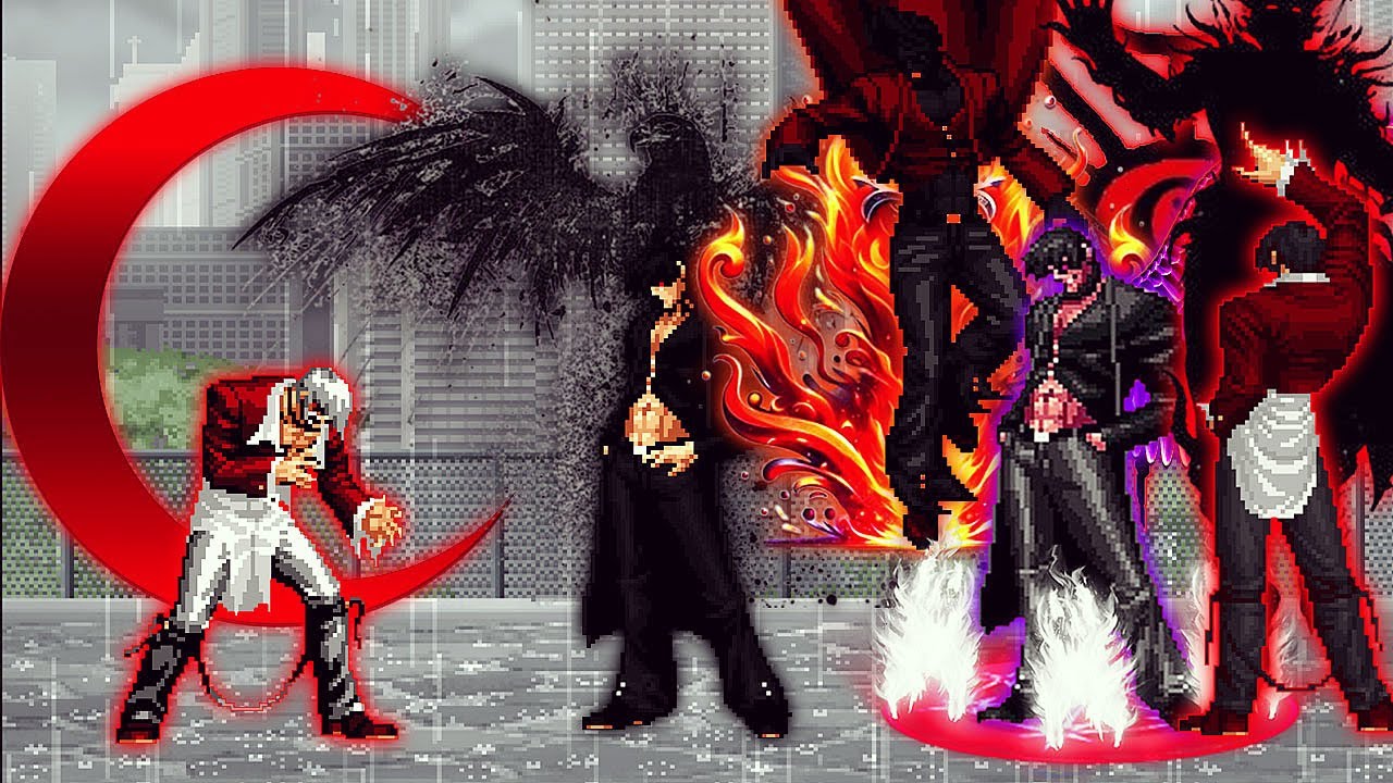 [KOF Mugen] Final Orochi Iori LV 3 Vs Ultimate Iori Yagami Team