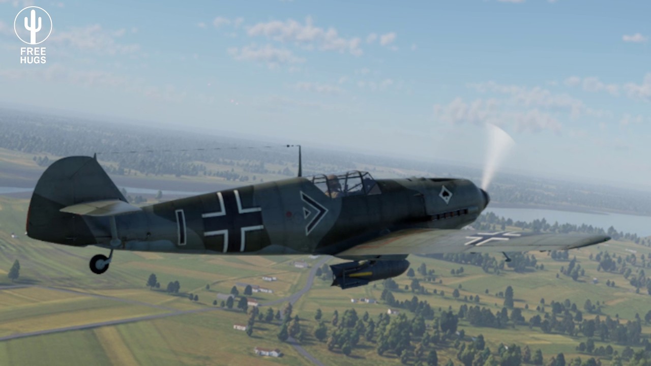 Bf 109E & Sd.Kfz.251/22 War Thunder Gameplay | no commentary