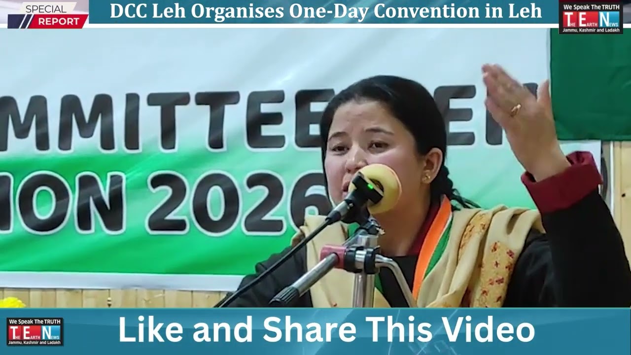 The District Congress Committee DCC, Leh Ladakh, organised a one day convention in Leh today