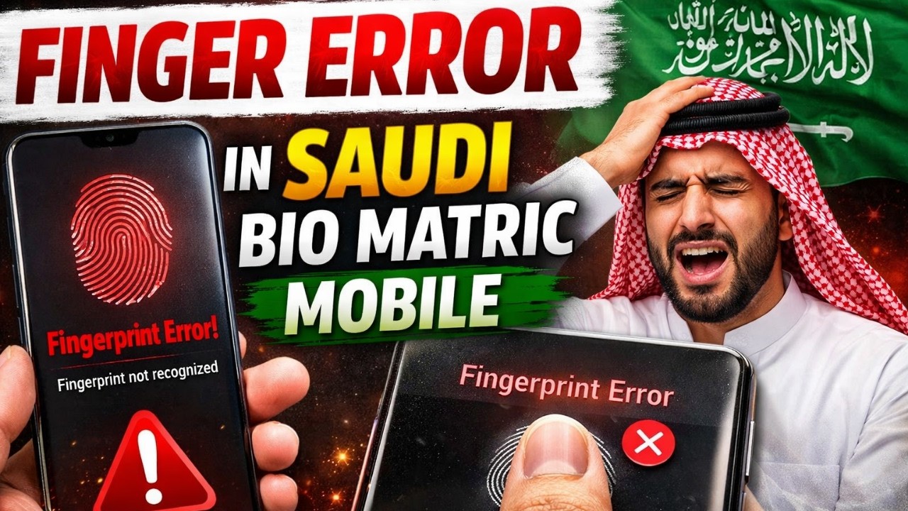 Saudi Visa Bio App | Remove fingerprints Error