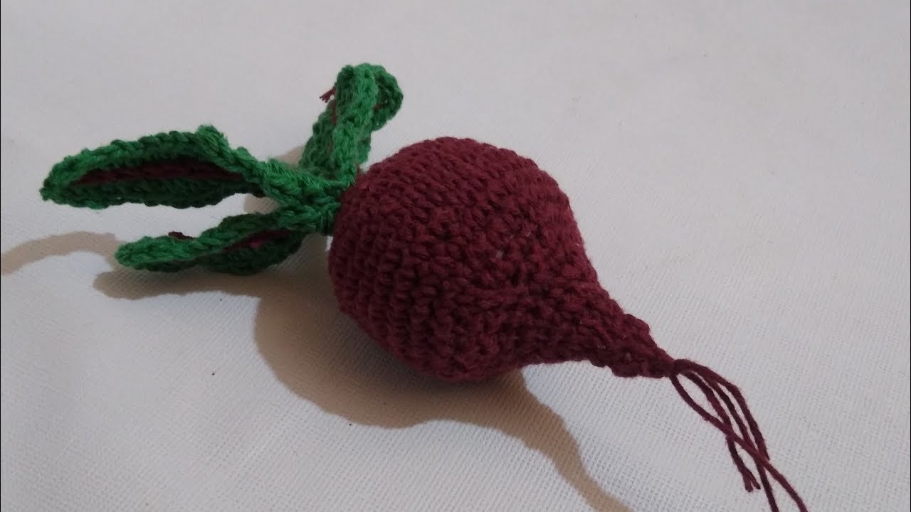 COMO fazer BETERRABA em crochê
