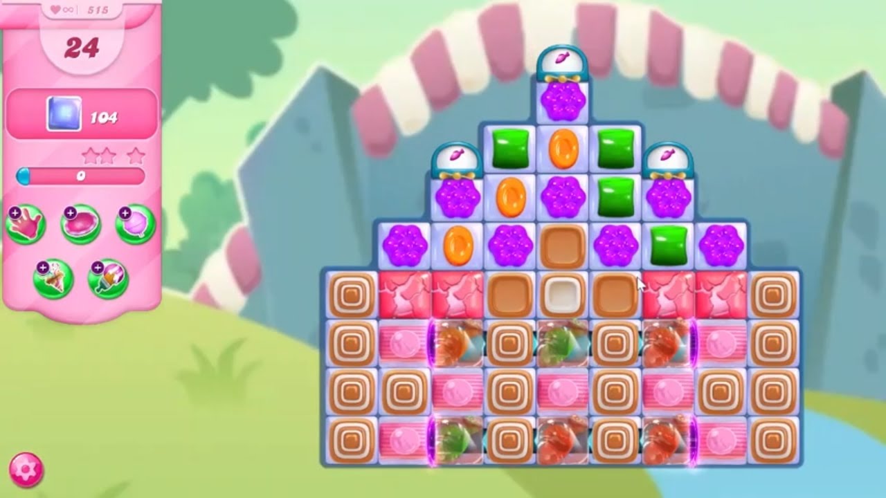 Candy Crush Saga LEVEL 515 NO BOOSTERS (new version)