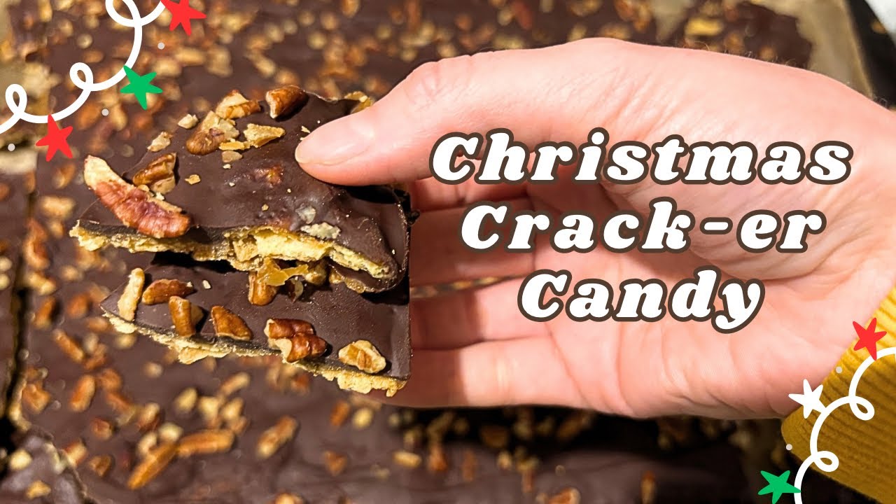 Easy Christmas Cracker Candy(Christmas Crack)! Vegan + Gluten-Free!