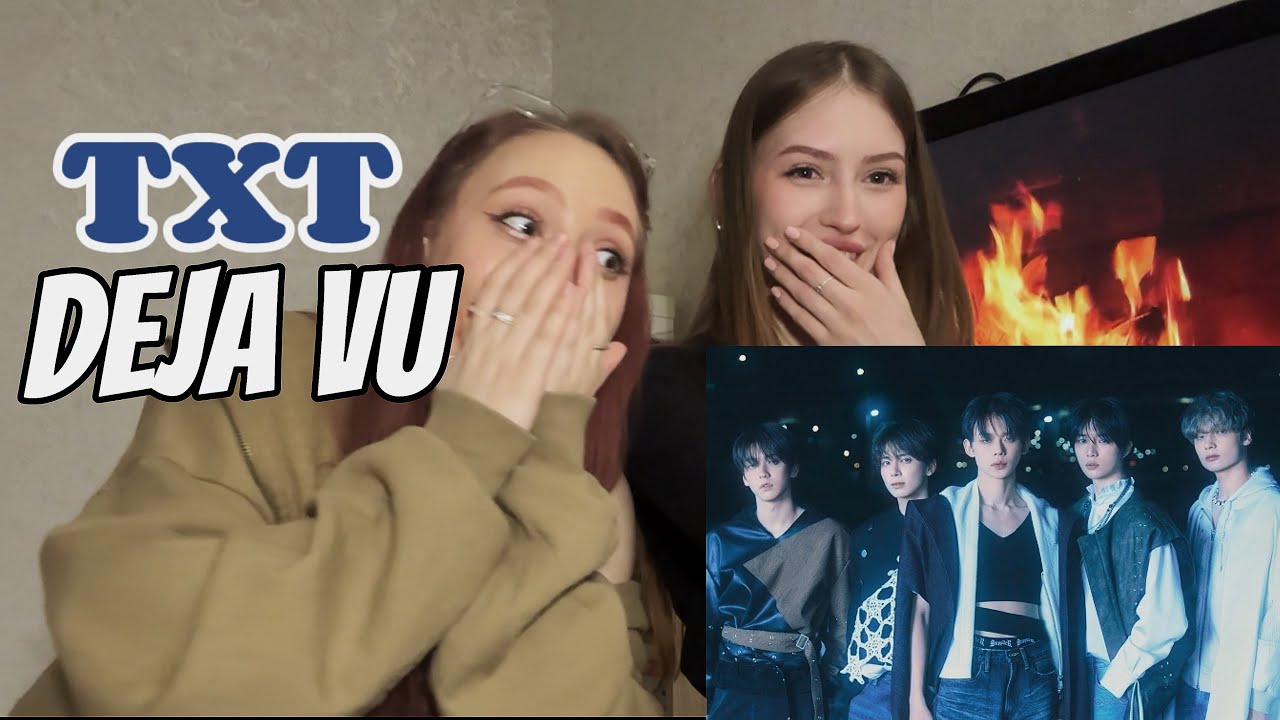 TXT (투모로우바이투게더) 'Deja Vu' REACTION🩵 РЕАКЦИЯ