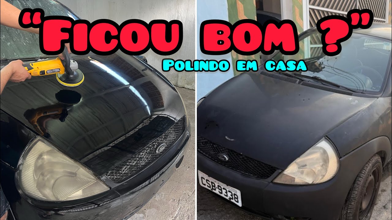SERA QUE DEU  CERTO? 😰 Polimento do Ford Ka em Casa (parte 7)
