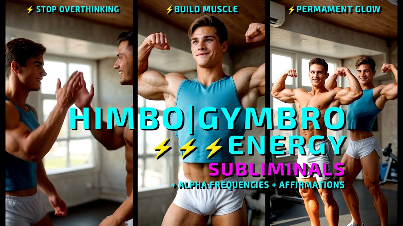 HIMBO MINDSET 💭 | Stop Overthinking, Feel Good, Look Hot, Build Muscle (Subliminal Affirmations)