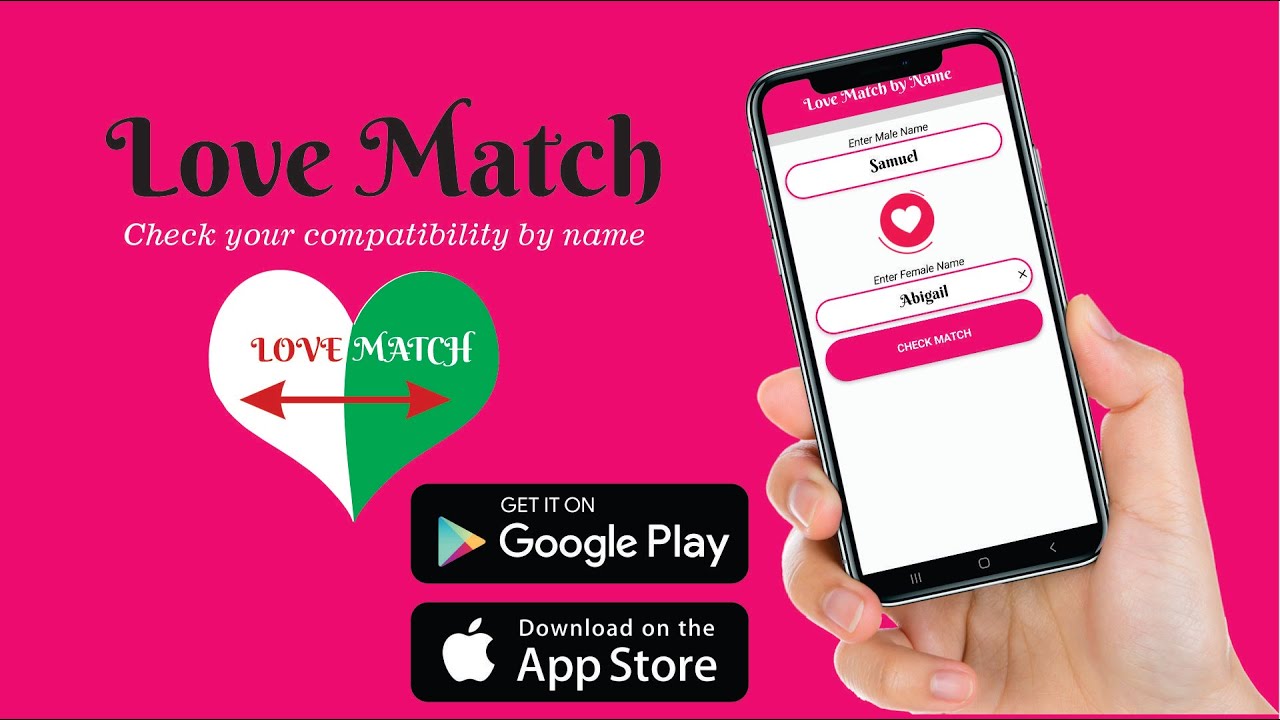 Love Match by Name application (Android and iOS) Demo - B4X B4A B4J B4i