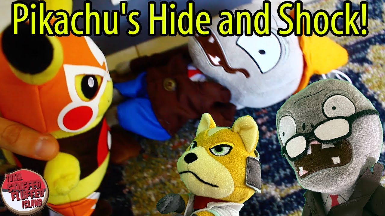 Pikachu's Hide and Shock! - Total Stuffed Fluffed Island Season 2 REMASTERED Ep. 3