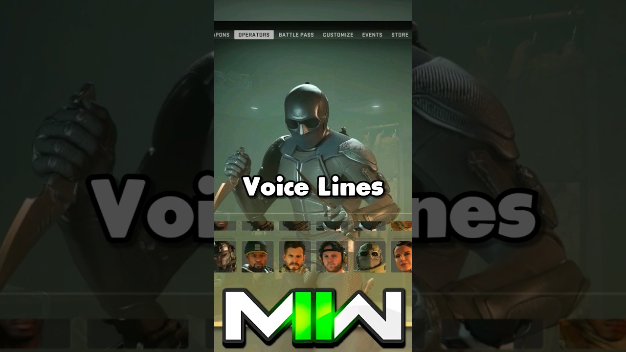 MW2 - Black Noir Voice Lines (Amazing 👀)