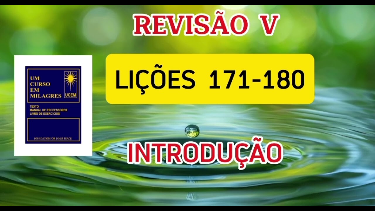 Revisão V , lições 171/180