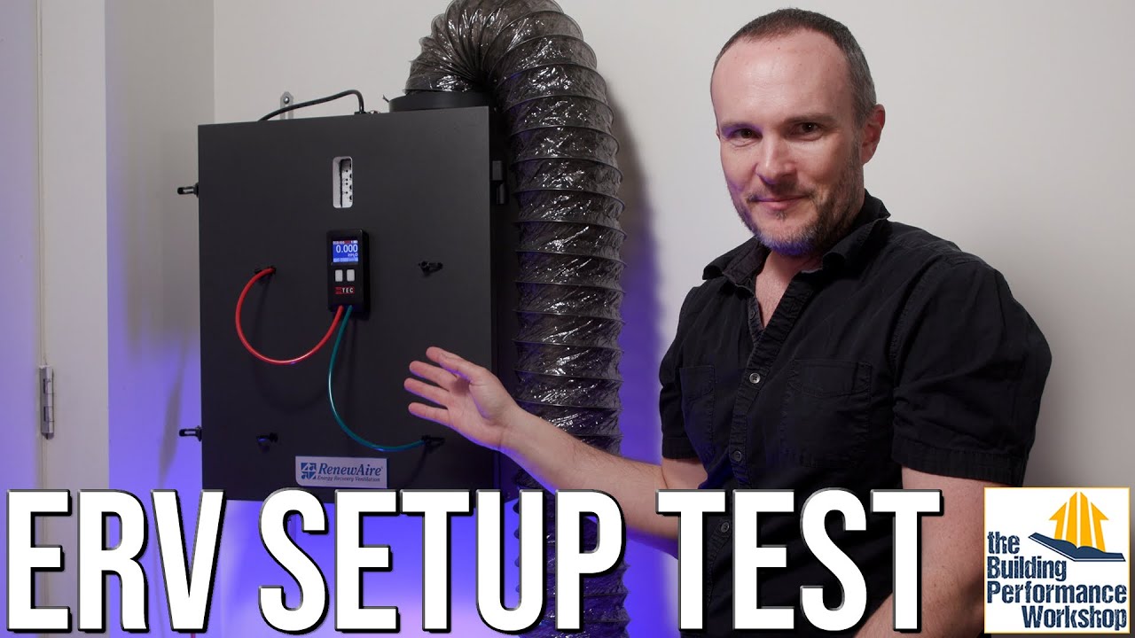 HVAC Training: ERV Setup Testing/Commissioning, Using Pressure Curves to Measure Airflow (Renewaire)