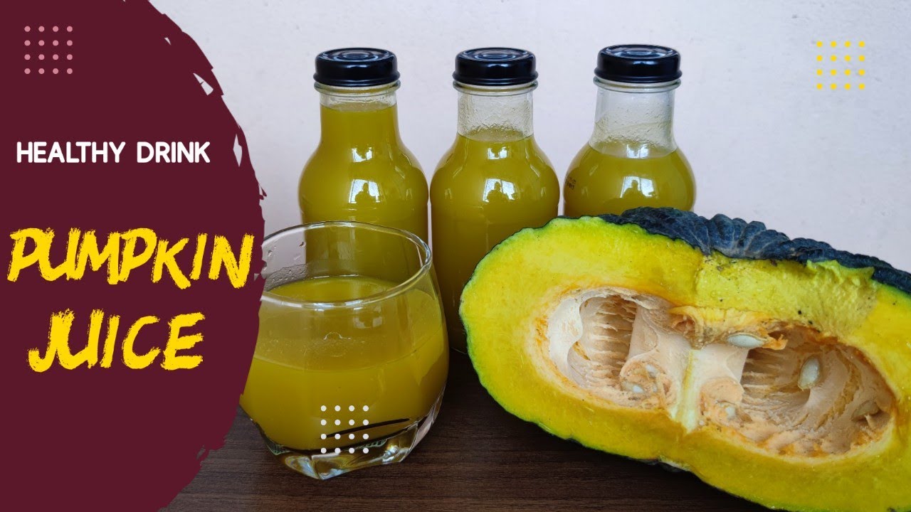 Pumpkin Juice Recipe | Bottled | Healthy and Nutritious Drink
