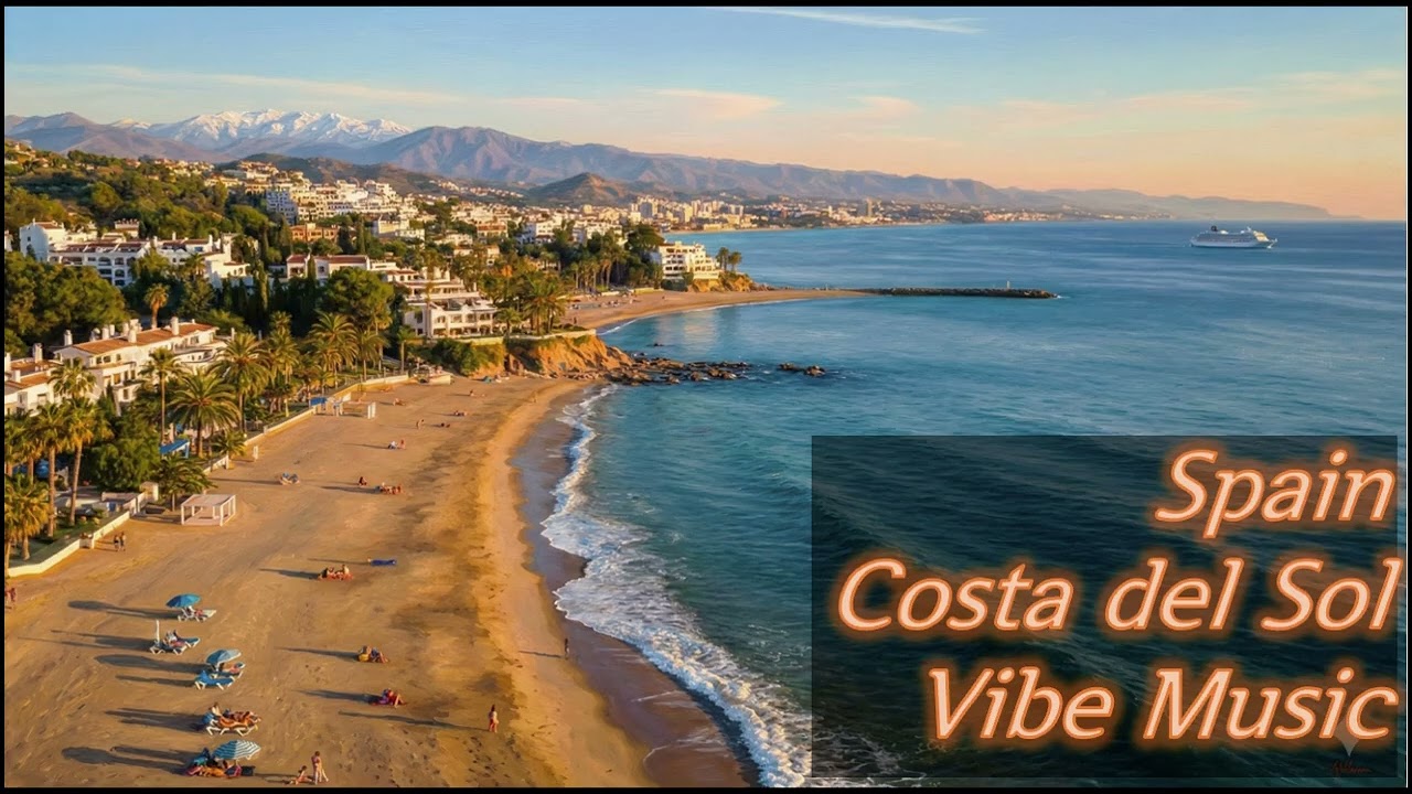 🇪🇸 Spanish Vibe Music 🔥 Costa del Sol (Sunny Beach) Atmospheric Playlist (For Study & Work)