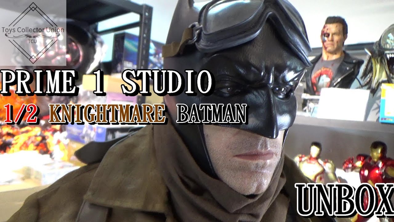 【開雕系列】#16 PRIME 1 STUDIO 1/2 KNIGHTMARE BATMAN 開箱分享