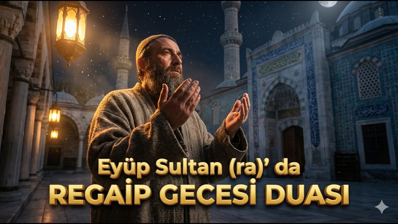 Eyüp Sultan (ra) ' da Regaip Gecesi Özel Duası ve Vaazı !