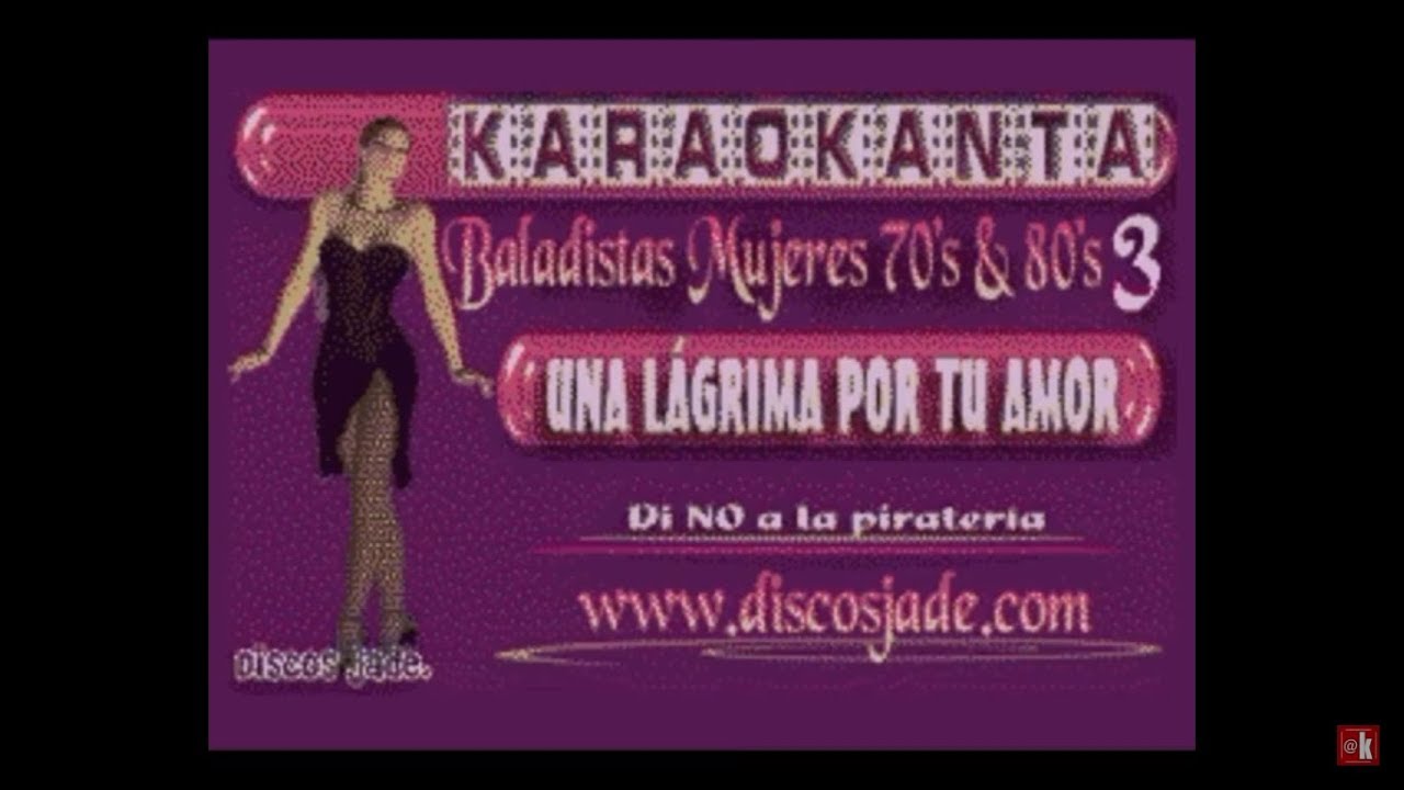 Karaokanta - Estela Núñez - Una lagrima por tu amor