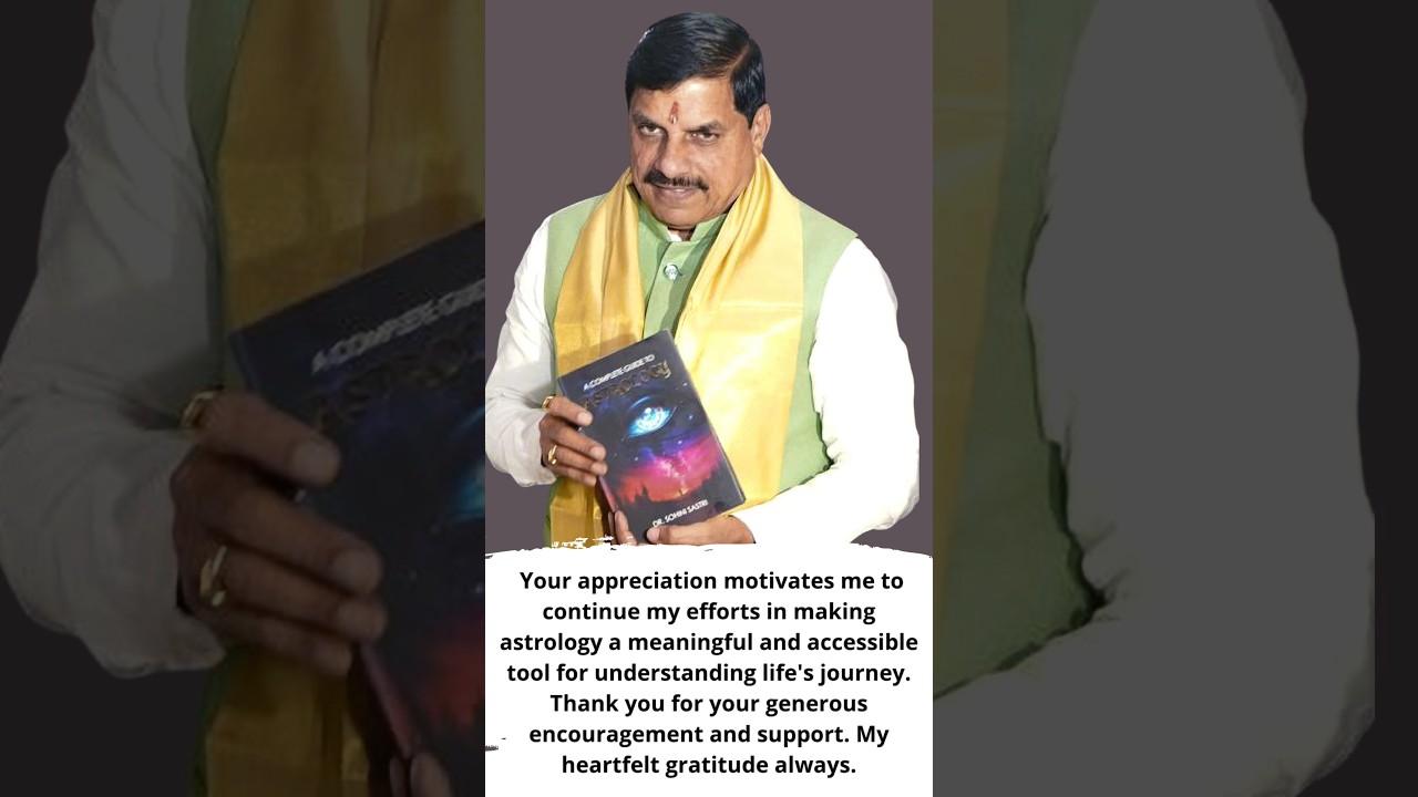 Book review by Shri Mohan Yadav Ji #astrologyinsights #horoscope #astrology #books