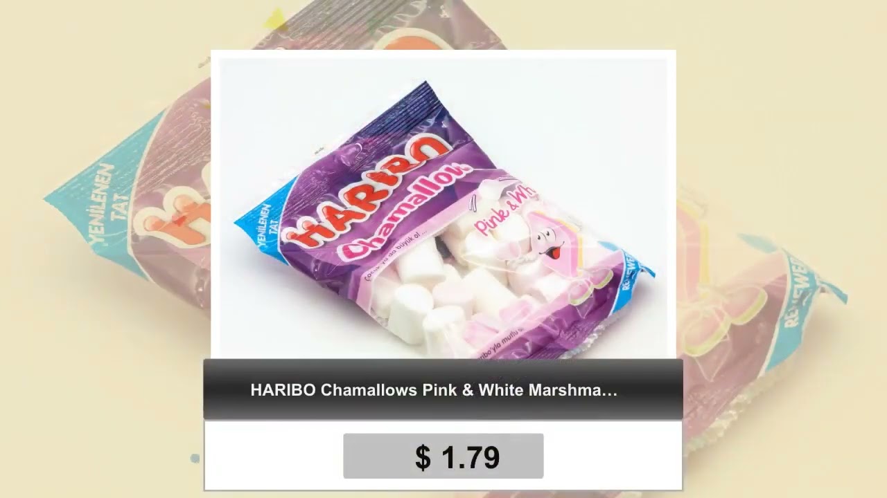 HARIBO Chamallows Pink & White Marshmallow Halal 70g