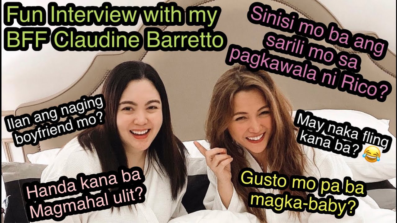INTERVIEW WITH MY BFF CLAUDINE BARRETTO