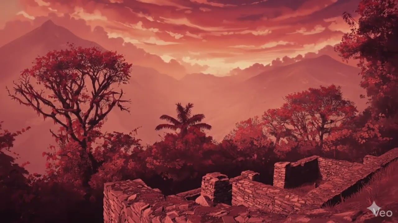 Crimson Ruins Lofi — Dawn of the Andes 🎧🔥🌄