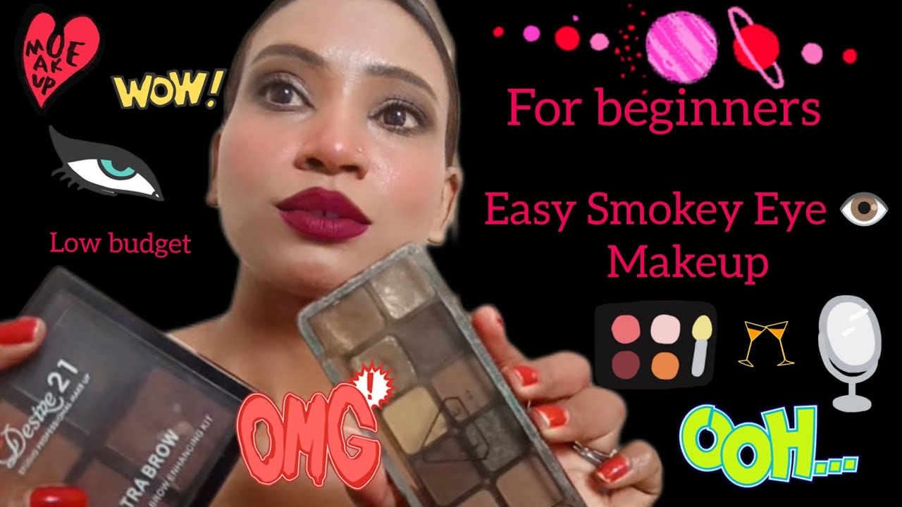 Easy Smokey Eye makeup for beginners #SmokeyEyeForBeginners#BeginnerMakeup#EyeMakeupTutorial