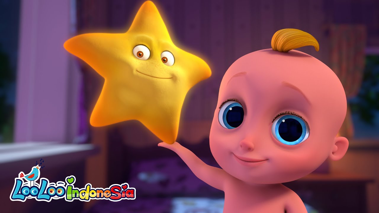 Binar Binar Bintang Kecil | Lagu tidur untuk bayi | LooLoo Bahasa Indonesia