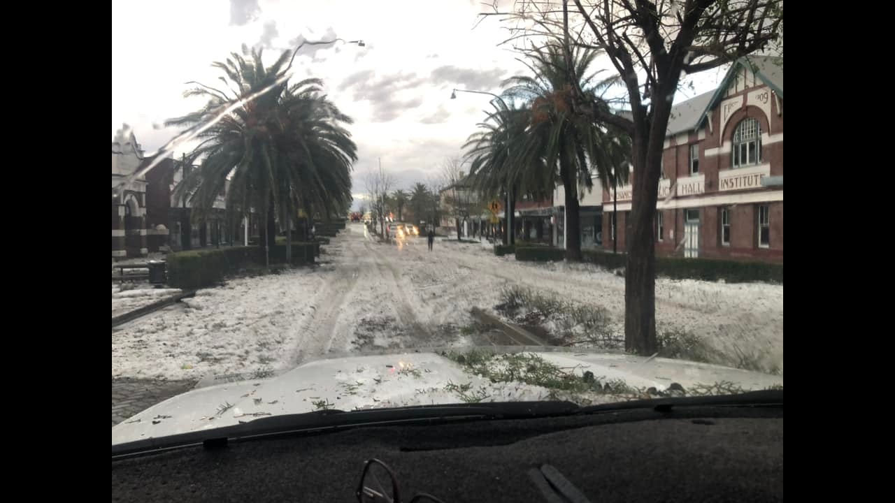 Harden Hail Storm 10th February 2025