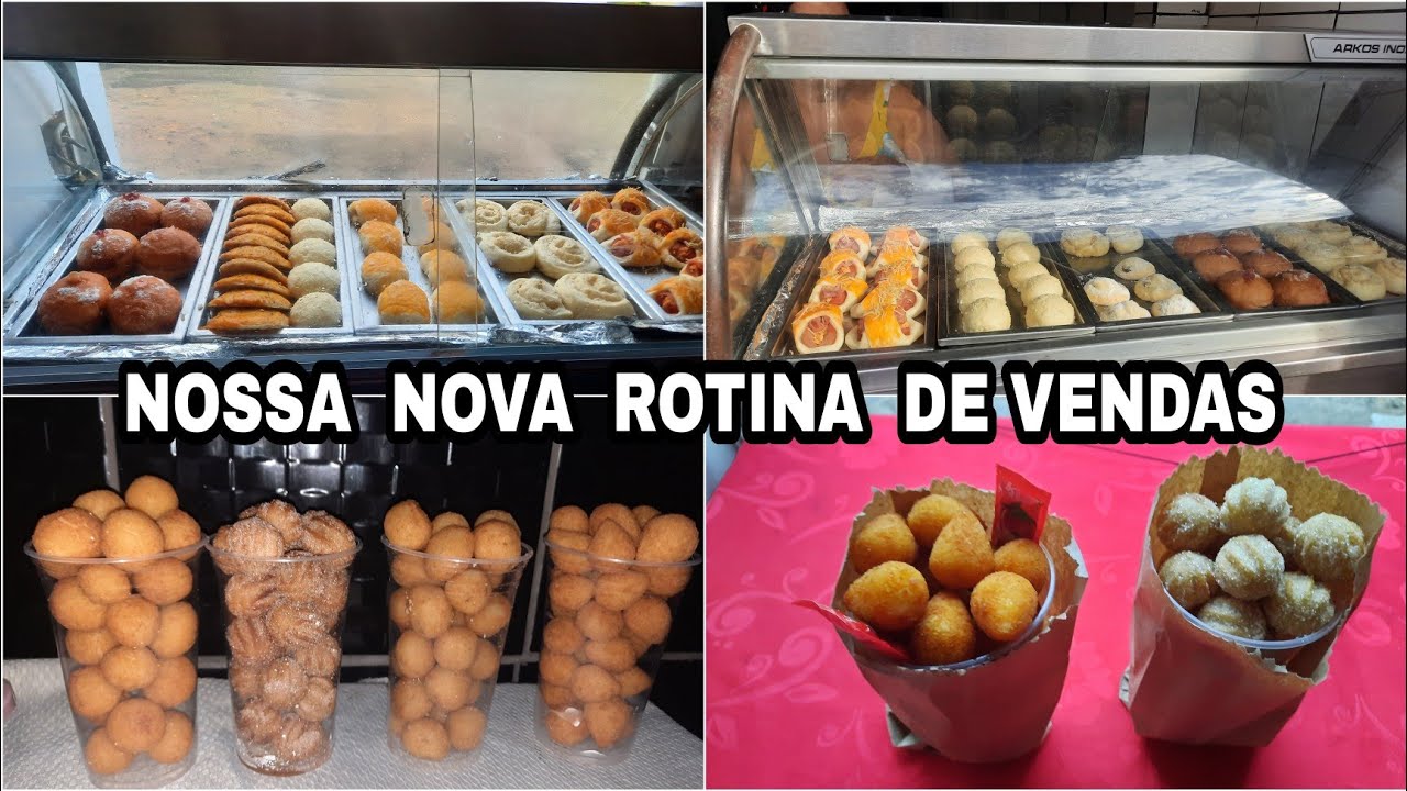 DOIS DIAS VENDENDO  SALGADOS DE COPO E SALGADOS  DE VITRINE/MOSTRAMOS  TUDO