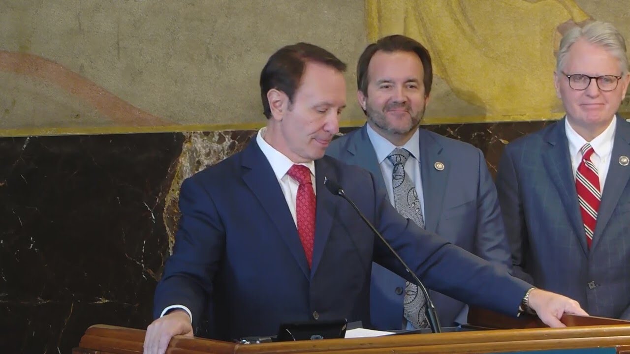 Gov. Landry comments on LSU Brian Kelly firing, contract