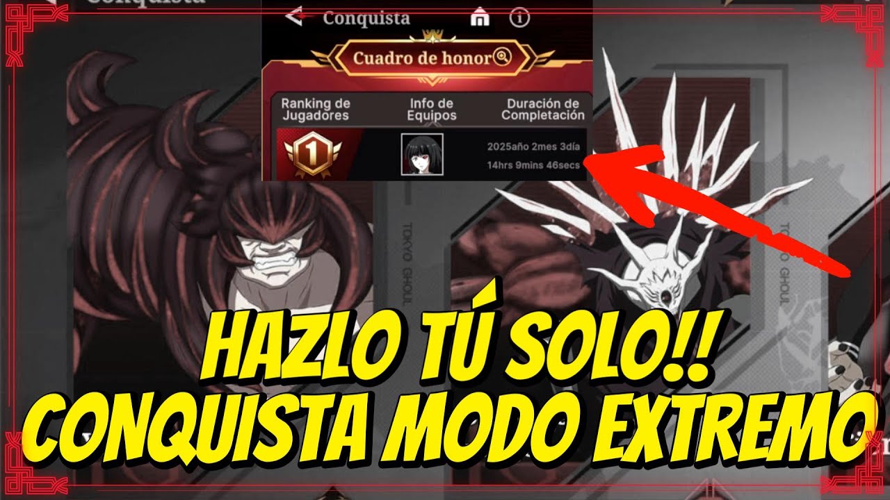 ⛓️ CONQUISTA EXTREMO: HAZLO TÚ SOLO - TOKYO GHOUL ⛓️ #tokyoghoul #tokyoghoulbreakthechains
